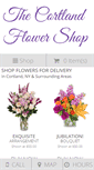 Mobile Screenshot of cortlandflowershop.com